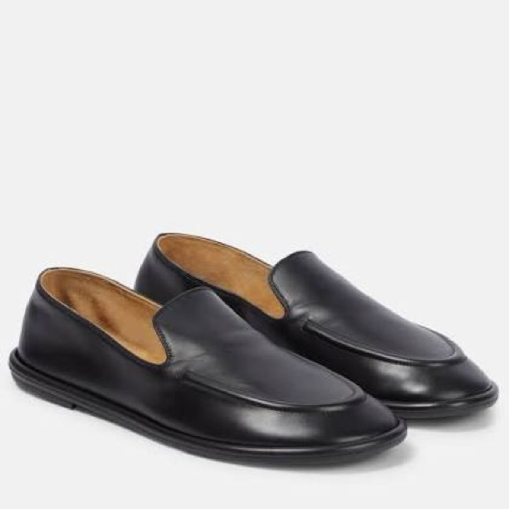 The Row Canal Loafers, Black, 38/8